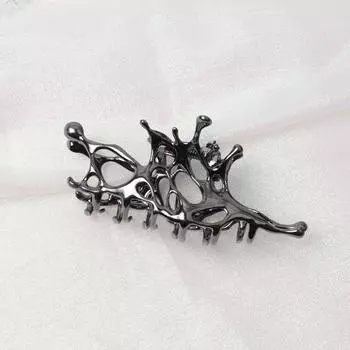 1pc Advanced metal liquid hair claws, women s hair volume, multiple discs, hair clips, hair accessories, temperament, headwear