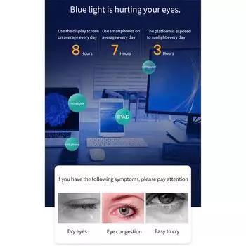 1pc Anti Blue Light Photochromic Glasses Men Women UV400 Sunglasses Anti Radiation Lens Computer Eyeglasses Gaming Eyewear чёрный