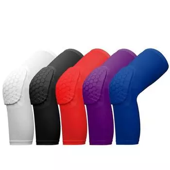 1 шт., баскетбольные наколенники, сотовый эластичный наколенник, компрессионный рукав, пенопластовый бандаж, защита коленной чашечки, поддержка волейбола L