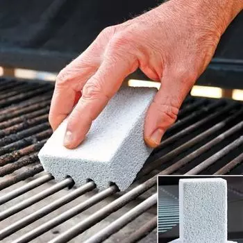1pc BBQ Grill Grill Cleaning Brick Block Magic Stone Barbecue Cleaning Brush, Outdoor Camping Picnic, Cookware Barbecue Tool