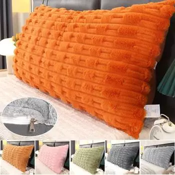 1 шт. мягкая подушка для изголовья кровати, съемная и моющаяся, плюшевая подушка для окна в спальне, треугольные подушки, подушка для спинки 60x55x20cm хаки