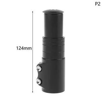 1Pc Bike Stem Fork Bicycle Handlebar Extension Riser Rise Up Bicycle Adapter Durable Power Mountain Cycling Part 12.4CM