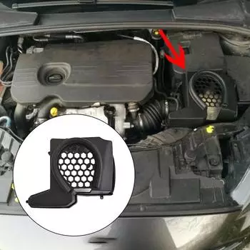 1Pc Black Airbox Air Intake Grille Hood Air Box Intake Filter Vent Cover Trim Direct Replacement For Ford Focus MK3 Kuga Escape CHINA