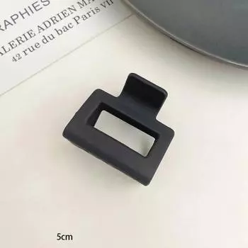 1PC Black Large Hair Claws Elegant Acrylic Hair Clip Hairpins Barrette Crab Claw Clips Headwear For Women Girls Hair Accessories