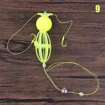 1Pc Bottom Fishing Bait Cage Double Hook For Powder Bait Granules Corn Earthworms Fishing Tackle Accessories