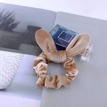 1Pc Bow Versatile Hair Bundle Simplicity Rabbit Ear Headband Fashion Velvet Headwear Korea