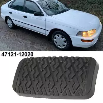 1 шт. резиновая черная накладка на педаль тормоза для Toyota Corolla 1975-2008 47121-12020 детали салона автомобиля CHINA
