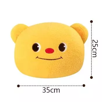 1Pc Butter Bear Pillow Sleeping Doll Cartoon Plush Toy Creative Stress Relief Doll Birthday Gift Cushion