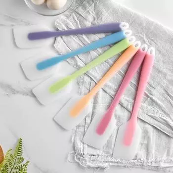 1Pc Butter Mixer Cake Brush Cake Cream Butter Spatula Baking Pastry Tools Silicone Pastry Spatula Mixing Batter Scraper