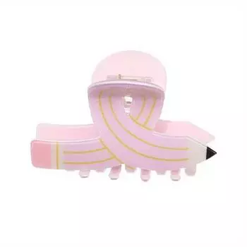 1pc candy color simulation pencil shark clip cute hair clip creative back of the head hair clip ponytail clip