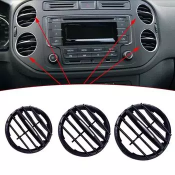 1Pc Car Air Conditioner Instrument Panel Accessories Outlet A/C Air Vent Folding Fittings for Volkswagen Tiguan 2010 - 2017