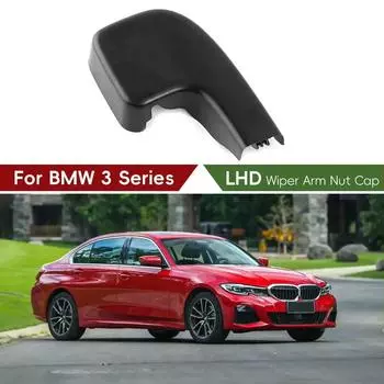 1PC Car Front Windshield Wiper Arm Covers Caps for Bmw 3 E90 E91 E92 E93 2004-2009 #61617138990 Driving Direction Left Hand