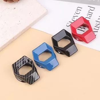 1 шт., кнопка запуска зажигания и остановки двигателя для салона автомобиля, защитная крышка от царапин, декоративная наклейка