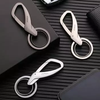 1PC Car Keychain Gift Business Jobon Metal Keychain Lock Premium Keychain Pendant Men S Belt Holder Multicolour