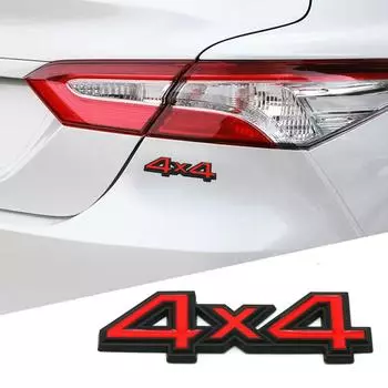 1 шт., автомобильный стиль, 3D, металлические наклейки для полноприводных автомобилей 4X4, наклейки на кузов автомобиля, наклейка, эмблема, значок, аксессуары для внешнего декора автомобиля