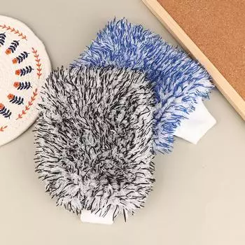 1Pc Car Wash Double Sided Car Plush Cleaning Gloves Non-Slip Microfiber Easy To Cleaning Car Wash Gloves Car Accessories