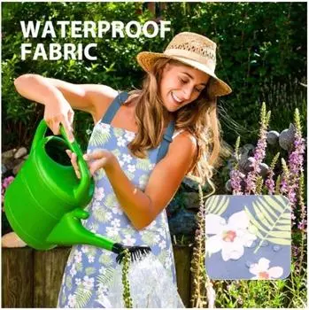 1pc Cartoon Adjustable Adult Kitchen Apron Fashionable Outdoor Camping Picnic Waterproof and Oil-proof Aprons 1pc фиолетовый