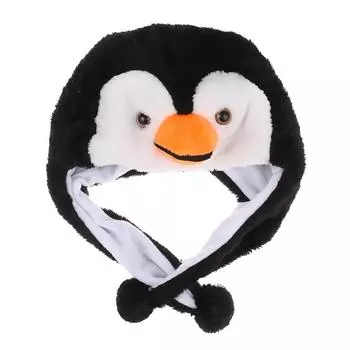 1Pc Cartoon Animal Penguin Mascot Plush Warm Cap Hat Warmer Cartoon Animal Penguin Mascot Plush Warm Cap Hat Warmer