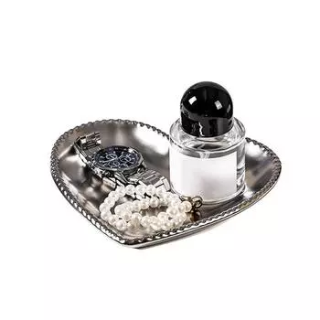 1PC Ceramic Tray Multifunctional Dressing Table Creative Necklace Decorative Plate Home Supplies Storage Container Jewelry Stand