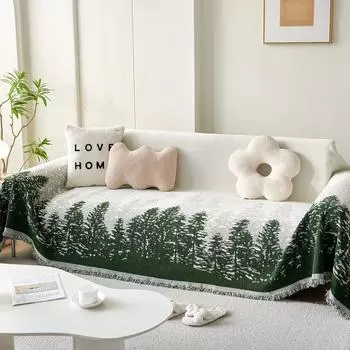 1PC Chenille Sofa Throw Blanket Anti-Scratch Cat Dog Sofa Slipcover Four Season Universal Couch Towel for Living Room Home Hotel S 180x130cm 1pc