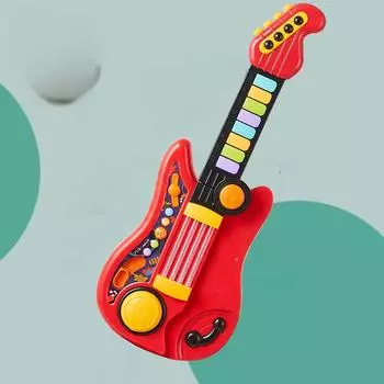 1Pc Children s Electric Music Guitar Toys, Electronic Organ Foldable Creative Bass Musical Instrument