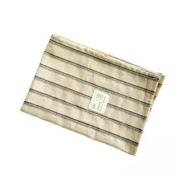 1Pc Cover Cloth Retro Style Decorative Cloth Rural Style Placemat Originality Cotton Striped Photography Props