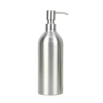 1шт изогнутый плечевой прямой дозатор мыла из нержавеющей стали 304 бутылка дезинфицирующего средства для рук для дома и отеля 500 мл / 700 мл