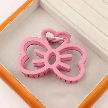 1pc cute bow hair clip for women, back of the head hair clip, large size temperament shark clip hair card clip