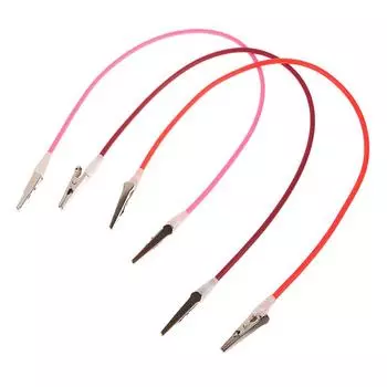 1Pc Dental Autoclavable Bib Clips Chain Napkin Holder Baby Silicone Patient Clips Scarf Dentist Tools розовый