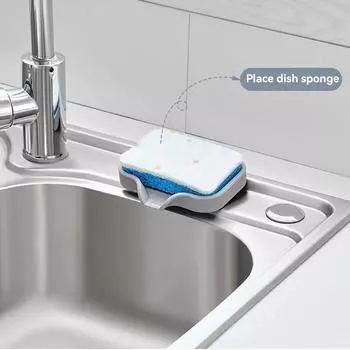 1pc Desktop dry silicone pad drain soap silicone pad bathroom soap box silicone soap holder splash proof kitchen gadgets