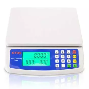 1Pc digital kitchen scale, 66.14LB/1g precision, LCD display, plastic, non-food contact, with battery power, for weight measurement