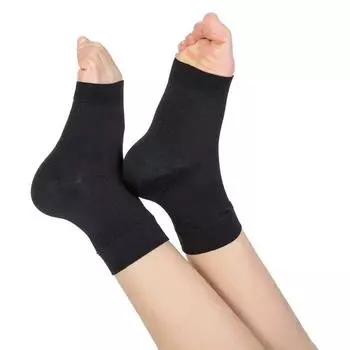 1Pc Elastic Heel Protective Sock Soft Ankle Support Sports Socks Gel Heel Pads Running XXL