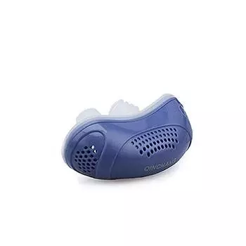 1PC Electric Micro Noise Stopper Sleep Anti Snoring Device Apnea Aid Stop Snore синий