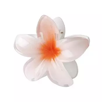 1PC Elegant Flower Shaped Hair Grab Clips Trendy Non Slip Ponytail Holders For Women And daily use Wear