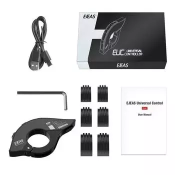1Pc EUC Motorcycle Intercom Bluetooth Remote Control Handle Fit for EJEAS Type C V6Pro/V7/V4Plus/Q2/Q7/Q8/MS8/MS20 Motorcycle чёрный