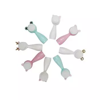 1PC Face Washing Brush Mini Clean Cute Ghost Call Soft Hair Beauty Tool 12cm*4cm*2cm белый