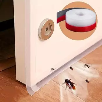 1 шт. модная резиновая лента для герметизации погодных условий, уплотнительная лента для нижнего отверстия двери, ветрозащитная, пылезащитная, самоклеящаяся