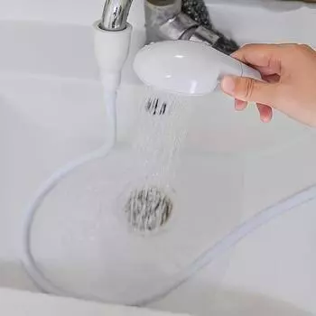 1pc Faucet Washing Hair Shower Pet Cat Dog Bath Faucet Sprayer Multi-purpose Faucet Shower Spray Head Convenient Easy Installation