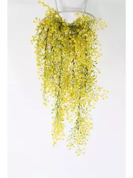 1Pc Golden Bell Willow Fake Flower Artificial Hanging Plant Plastic for Indoor Outdoor Realistic Leaf Garden Flower Stand Living Room Decor 85cm фиолетовый