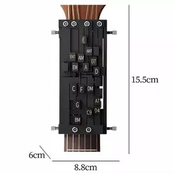 1PC Guitar Chord Presser Chord Practice Automatic Transmission Press String Essential Learning Tool For Beginners ABS Tools