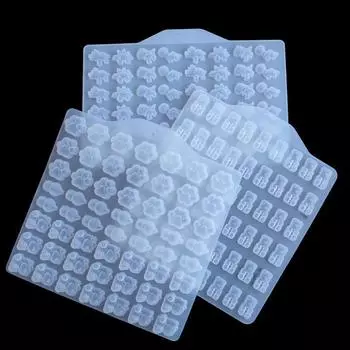 1PC Gummy Jelly Can Be Steamed with Silicone Mold Cute Dinosaur Bear Attracts Wealth Cat Paw Small Animal Silicone Mold