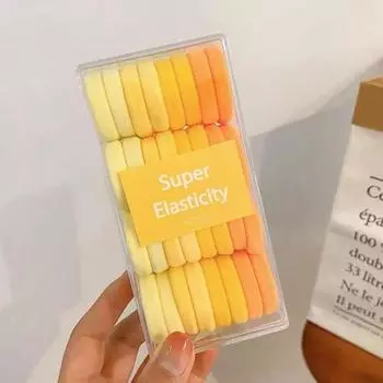 1pc Hair Circles Convenient High Elastic Fashion Rubber Bands Colorful Head Rope Cloth Headband