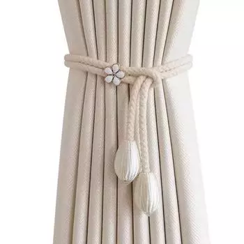 1PC Hand Braided Curtain Strap Adjustable Curtain Tie Backs New Curtain Buckle Living Room