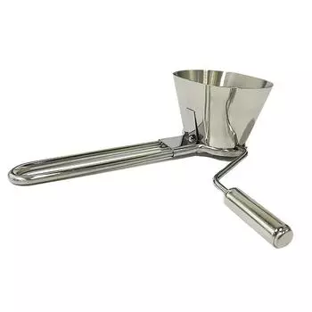 1pc Heavy Duty Manual Herb,Vegetable Chopper,Stainless Steel Kitchen Cutter with Sharp Blades, for Cilantro, Garlic, Carrots, Potatoes,Easy Clean Stainless Steel