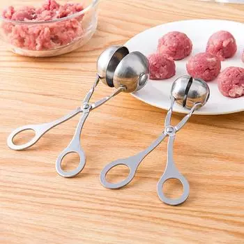 1PC Hot Selling Stainless Steel Meatball Maker Rice Ball Mold Kitchen Tool Croquettes Household Tool Meatball Clip