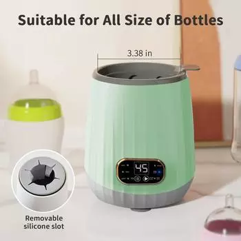 1pc intelligent electric milk shaker, automatic thermostat, brewing integrated, milk warmer, milk warmer,Thanksgiving Day Gift розовый