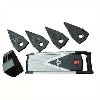 1pc, Kitchen Slicer, Stainless Steel Vegetable Slicer,Adjustable Thickness Food Mandoline Slicer for Potato Vegetable Onion,Multifunctional Vegetable Multifunctional Vegetable Slicer