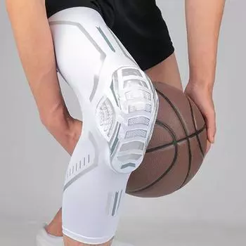 1Pc Knee Shockproof Protection Breathable Anti-collision Sports Knee Support Guard Covers S чёрный