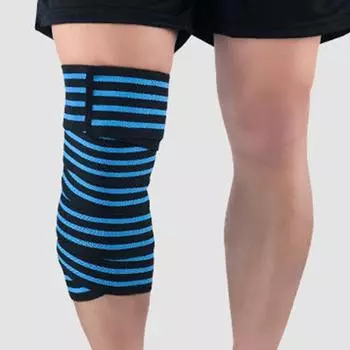 # 1pc Knee Straps Compression Fitness Gym Workout for Leg Press and Cross Traini Red