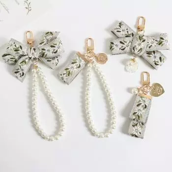 1 шт. Узор из листьев, новые подвески для сумок, модные тканевые элегантные брелоки, кошельки, декор